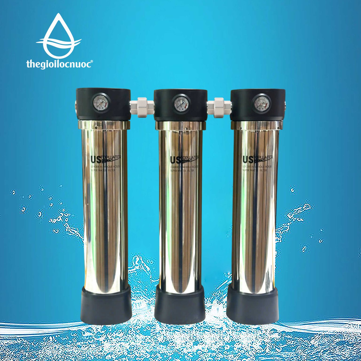 BỘ LỌC TỔNG USTOPWATER – MODEL DELUX-XS